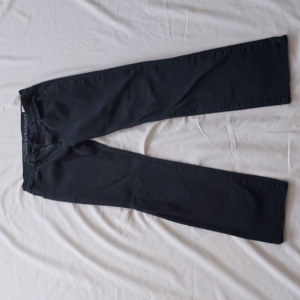 RSQ NEW YORK SLIM STRAIGHT 31X32 BLACK
